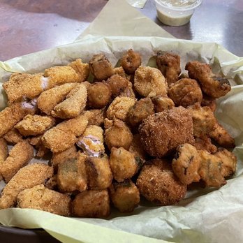 Mae's Meat Market - Catfish, okra & hush puppies! - Butcher Near Me - Eastland, Texas