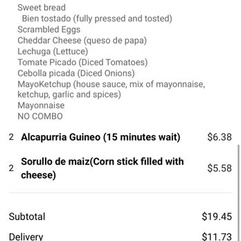Tainos Bakery - Receipt - Bakeries Near Me - Longwood, Florida Tainos Bakery - Receipt - Bakeries Near Me - Longwood, Florida