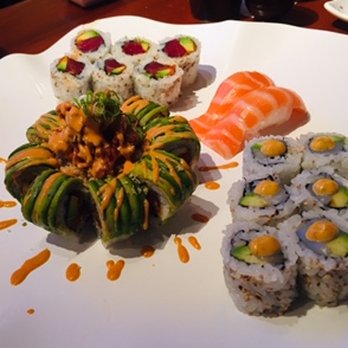Ichiban - Volcano Roll, Spicy Tuna, Sake Nigiri, Creamy Scallop Roll. Delicious! - Japanese Near Me - Cranston, Rhode Island Ichiban - Volcano Roll, Spicy Tuna, Sake Nigiri, Creamy Scallop Roll. Delicious! - Japanese Near Me - Cranston, Rhode Island
