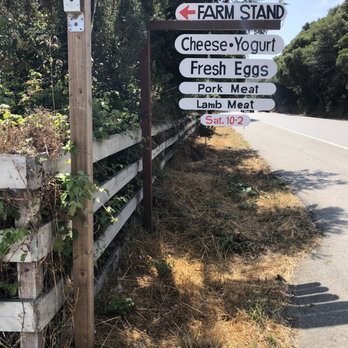 Garden Variety Cheese - Signage on San Miguel Canyon Road - Butcher Near Me - Royal Oaks, California