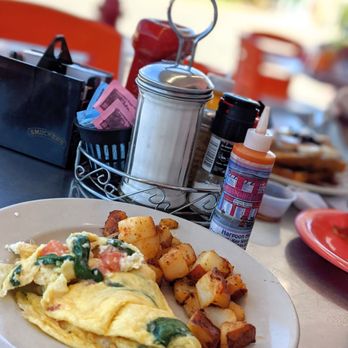Harpoon Harry's - Spinach, Feta, Tomato omelette. It was an average omelette, nothing out of the ordinary. Fit my needs. - Breakfast & Brunch Near Me - Key West, Florida Harpoon Harry's - Spinach, Feta, Tomato omelette. It was an average omelette, nothing out of the ordinary. Fit my needs. - Breakfast & Brunch Near Me - Key West, Florida