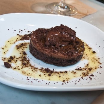 A16 - Chocolate Bodino Tart with extra virgin olive oil and sea salt - Italian Near Me - San Francisco, California A16 - Chocolate Bodino Tart with extra virgin olive oil and sea salt - Italian Near Me - San Francisco, California