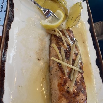 Pappas Seafood House - Ginger Salmon & Buttered Potatoes - Seafood Near Me - Humble, Texas Pappas Seafood House - Ginger Salmon & Buttered Potatoes - Seafood Near Me - Humble, Texas