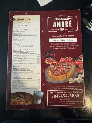 That's Amore Pizzeria by null