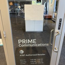 AT&T Store - Hours of operation.