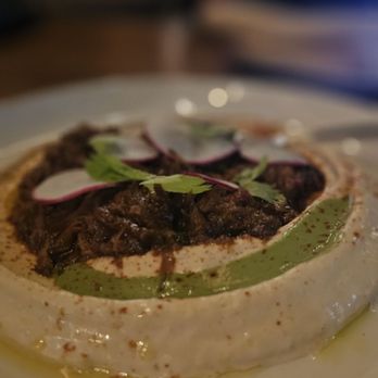 Del Mar Columbus - Hummus w/ lamb - Mediterranean Near Me - Columbus, Ohio