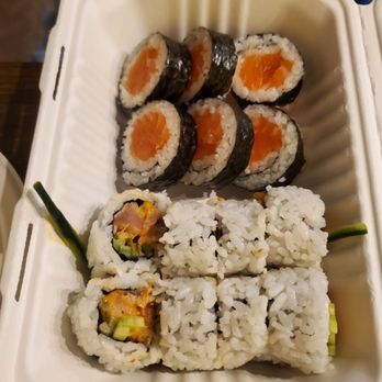 Sushi Neko - Salmon roll and spicy albacore roll - Sushi Bars Near Me - Queen Creek, Arizona Sushi Neko - Salmon roll and spicy albacore roll - Sushi Bars Near Me - Queen Creek, Arizona
