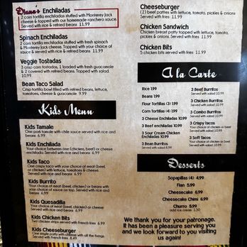 Miguelito's Mexican Restaurant - Menu - Mexican Near Me - Krum, Texas Miguelito's Mexican Restaurant - Menu - Mexican Near Me - Krum, Texas
