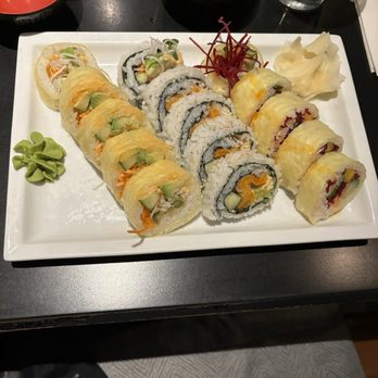 Sushi Village - Assortment of Veggie rolls - Sushi Bars Near Me - Whistler, British Columbia