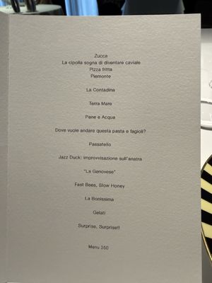 Menu photo 2 Osteria Francescana Modena, MO Menu photo 2 Osteria Francescana Modena, MO