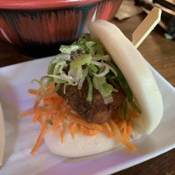 Bone Daddies - Salmon Bun - Ramen Near Me - London, XGL Bone Daddies - Salmon Bun - Ramen Near Me - London, XGL
