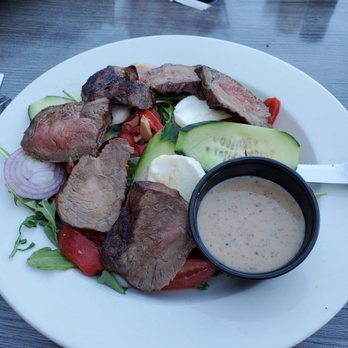 Rockaway River Barn - Steak and arugula salad - New American Near Me - Rockaway, New Jersey Rockaway River Barn - Steak and arugula salad - New American Near Me - Rockaway, New Jersey