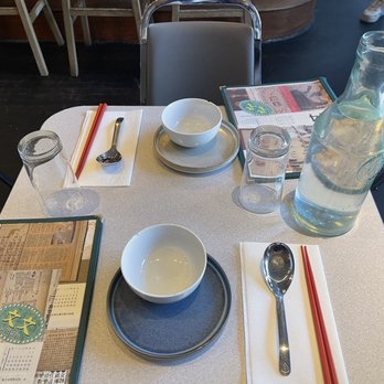 Wenwen - Table set up - Taiwanese Near Me - Brooklyn, New York Wenwen - Table set up - Taiwanese Near Me - Brooklyn, New York