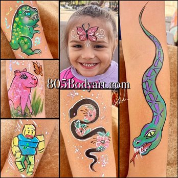 805 Body Art - Fun Birthday Parties & Company Picnics - Face Painting Near Me 805 Body Art - Fun Birthday Parties & Company Picnics - Face Painting Near Me