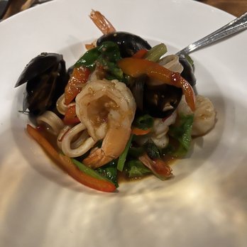 Ammata Thai Kitchen - Pa cha seafood is the star but smaller portion. - Thai Near Me - River Vale, New Jersey Ammata Thai Kitchen - Pa cha seafood is the star but smaller portion. - Thai Near Me - River Vale, New Jersey