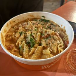 Pink sauce penne Pink sauce penne