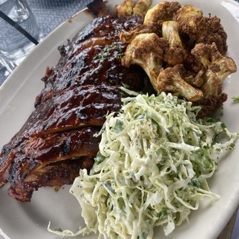 Coastal Kitchen - Baby Back Ribs, Fried Cauliflower, Coleslaw - New American Near Me - Dana Point, California