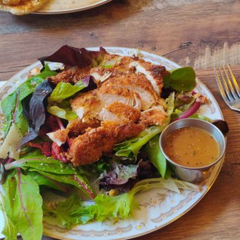 Daycap - Goshen - The Salad, with Fried chicken breast add-on. - Breakfast & Brunch Near Me - Goshen, Indiana Daycap - Goshen - The Salad, with Fried chicken breast add-on. - Breakfast & Brunch Near Me - Goshen, Indiana