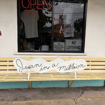 Juan In A Million - Outdoor waiting benches. Line moves fast! - Mexican Near Me - Austin, Texas Juan In A Million - Outdoor waiting benches. Line moves fast! - Mexican Near Me - Austin, Texas