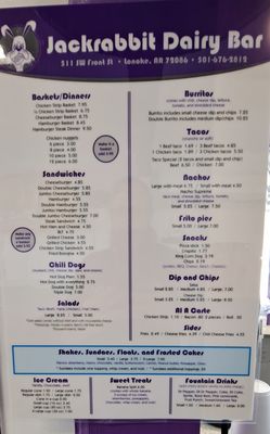 Menu photo 1 Jackrabbit Dairy Bar Lonoke, AR