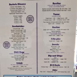 Jackrabbit Dairy Bar - Current Menu 10/22