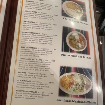 La Quebrada - Menu - Mexican Near Me - Huntsville, Arkansas