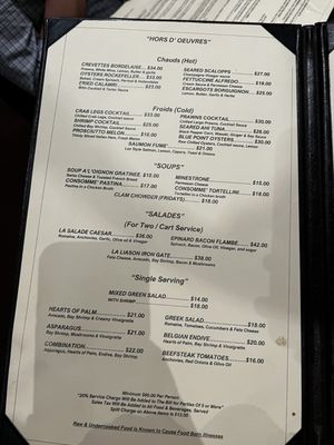 Menu photo 5 The Iron Gate Belmont, CA