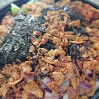Sweet Poké - The 808 poké bowl on lettuce mixed greens and with extra spicy crab - Poke Near Me - Las Vegas, Nevada Sweet Poké - The 808 poké bowl on lettuce mixed greens and with extra spicy crab - Poke Near Me - Las Vegas, Nevada