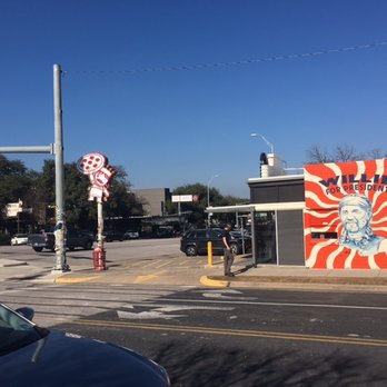 Home Slice Pizza - View from the side of the outside - Pizza Near Me - Austin, Texas Home Slice Pizza - View from the side of the outside - Pizza Near Me - Austin, Texas