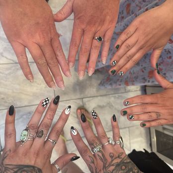 Lux Nails Lounge - These guys killed it !! I absolutely love what they did with all of our nails. Highly recommend - Nail Salons Near Me - Roseville, California