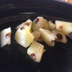 Mosto Beer House - Pineapple spikes found on a personal pizza. Waitress didn't do anything about it. No apologies, nothing!!! Gross!!!