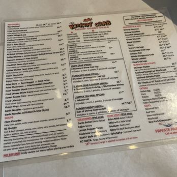 The Kickin Crab - Food menu - Cajun/Creole Near Me - Mansfield, Texas The Kickin Crab - Food menu - Cajun/Creole Near Me - Mansfield, Texas