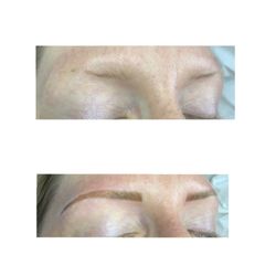 Maria Estelle Brows + Skin - Before and after Microblading