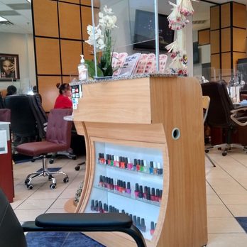 Modern Nails - Check in stand with Plexi Glass. - Nail Salons Near Me - Fort Worth, Texas