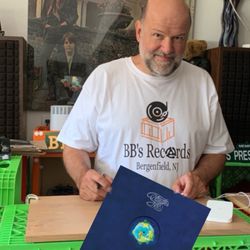 BB’s Records - Owner Bob with RSD Black Friday title