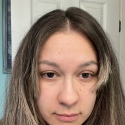 Oasis Hair - My so called curtain bangs Alison did for me at the Sprague location. I tried straightening them out but it didn't help.