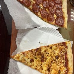 Vinnie's Pizza & Subs - Cheese and Pepperoni Pizza