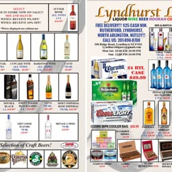 Lyndhurst Liquors - Current Sale! Free Delivery to Lyndhurst, North Arlington, Rutherford and Nutley with $25 Cash Minimum!!!