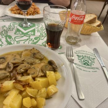 Enoteca Corsi - Pork loin with potatoes and mushrooms - Italian Near Me - Rome, RM Enoteca Corsi - Pork loin with potatoes and mushrooms - Italian Near Me - Rome, RM