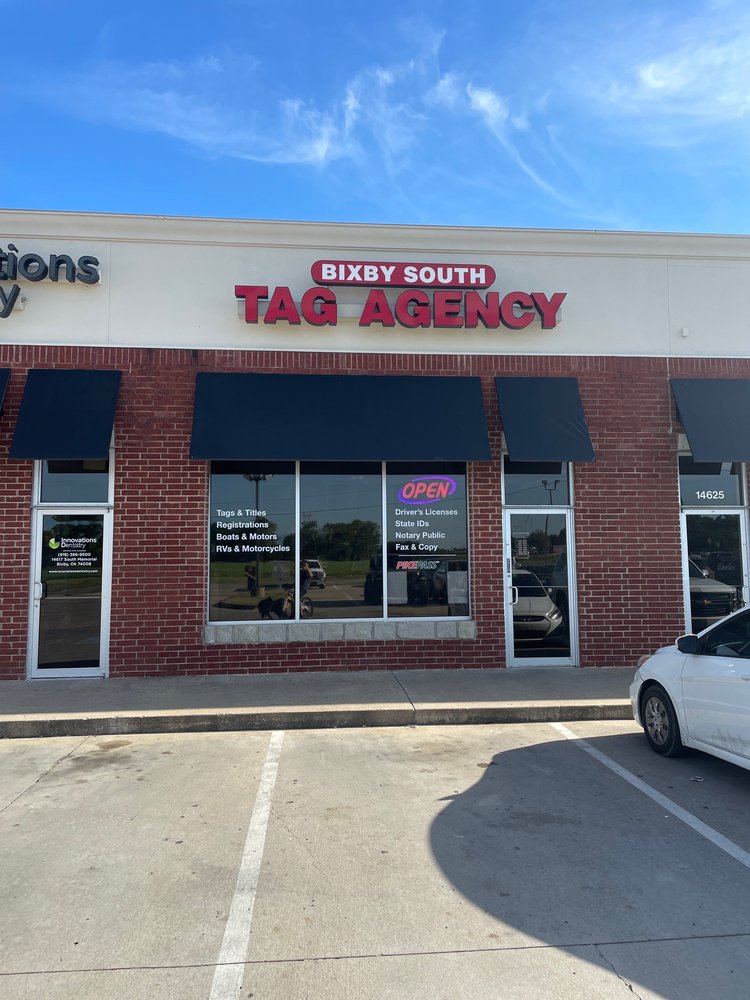 BIXBY SOUTH TAG AGENCY Updated September 2024 14 Reviews 14621 S Memorial Dr, Bixby