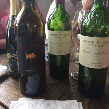 Stone Tower Winery - A sample of the days selections. - Wineries Near Me - Leesburg, Virginia Stone Tower Winery - A sample of the days selections. - Wineries Near Me - Leesburg, Virginia