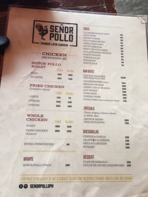 Menu photo 1 Señor Pollo Makati, NCR