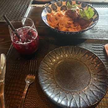 Humble Bistro - Gilbert - Ref sangria and pasta with meatballs - Pizza Near Me - Gilbert, Arizona Humble Bistro - Gilbert - Ref sangria and pasta with meatballs - Pizza Near Me - Gilbert, Arizona