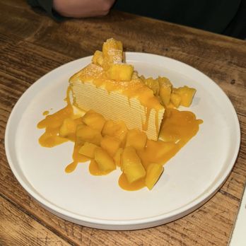 Mango Mango Dessert - Mango S1 Mango Mille Crepe Cake (Slice) - Desserts Near Me - New York, New York Mango Mango Dessert - Mango S1 Mango Mille Crepe Cake (Slice) - Desserts Near Me - New York, New York