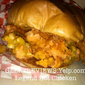 Legend Hot Chicken - Mac and cheese Sando! - Chicken Wings Near Me - Lakewood, California Legend Hot Chicken - Mac and cheese Sando! - Chicken Wings Near Me - Lakewood, California