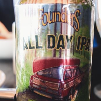 The Farm - a can of founders's all day ipa - New American Near Me - Park City, Utah The Farm - a can of founders's all day ipa - New American Near Me - Park City, Utah
