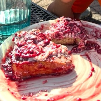 Our Daily Bread Restaurant - Limited edition raspberry cream cheese french toast - American Near Me - Veneta, Oregon