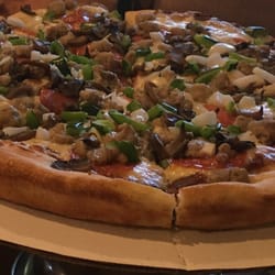 Middle Bass General Store - The Supreme/Deluxe pizza. You could tell all of the ingredients were really fresh.