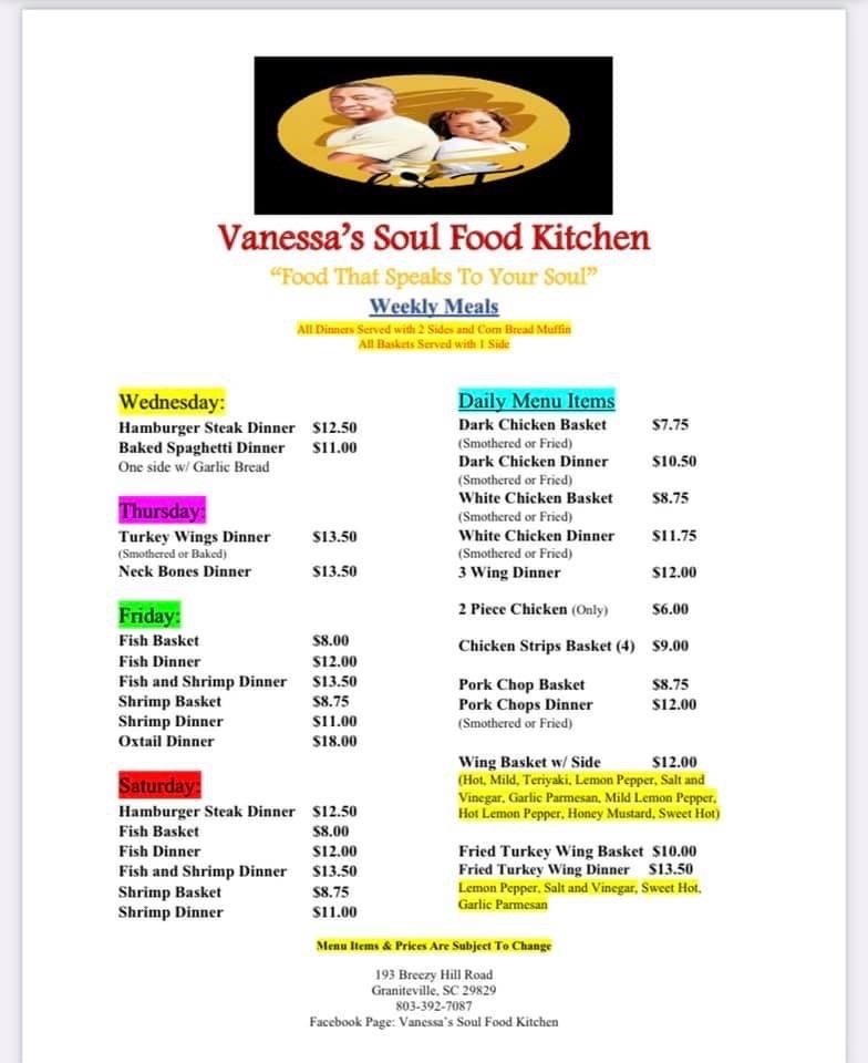 Vanessa’s Soul Food Kitchen Logo
