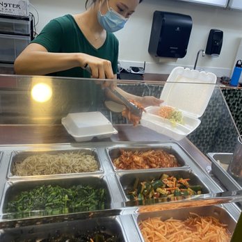 Kim's Korean Bar-B-Q - Serving up that awesome shredded Dicon radish! - Korean Near Me - Honolulu, Hawaii